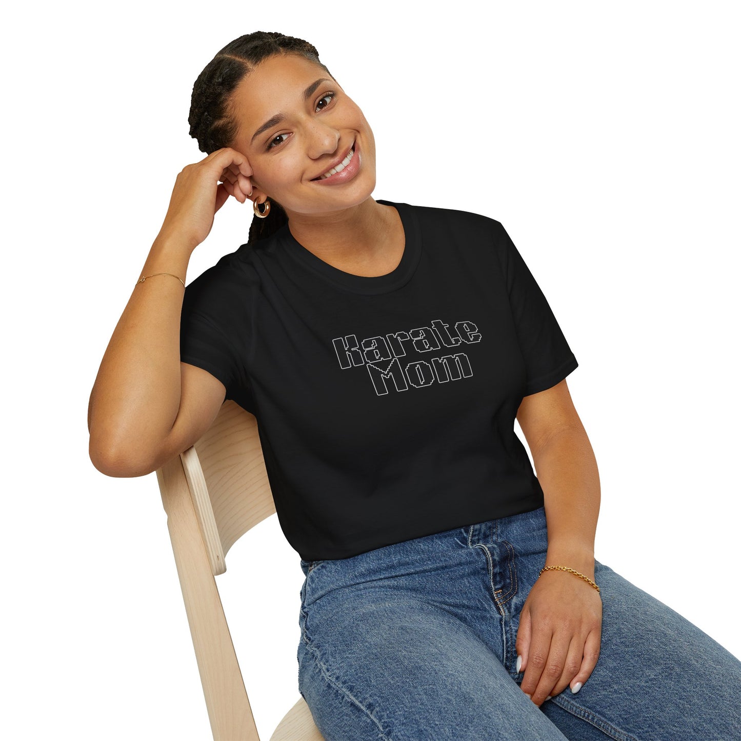 Karate Mom Typography T-Shirt - Perfect Gift for Martial Arts Enthusiasts
