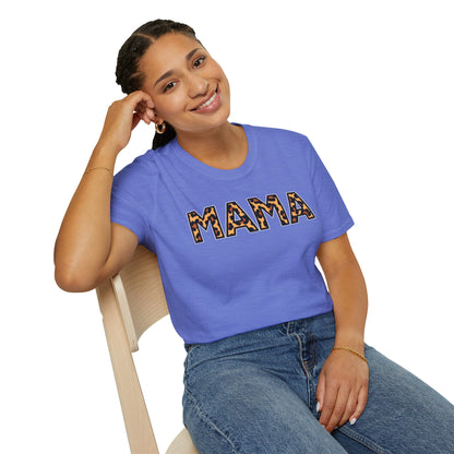 MAMA T-Shirt | Leopard Print Typography
