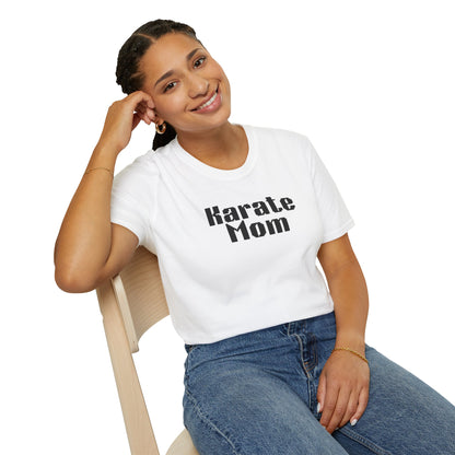Karate Mom Typography T-Shirt - Perfect Gift for Martial Arts Enthusiasts