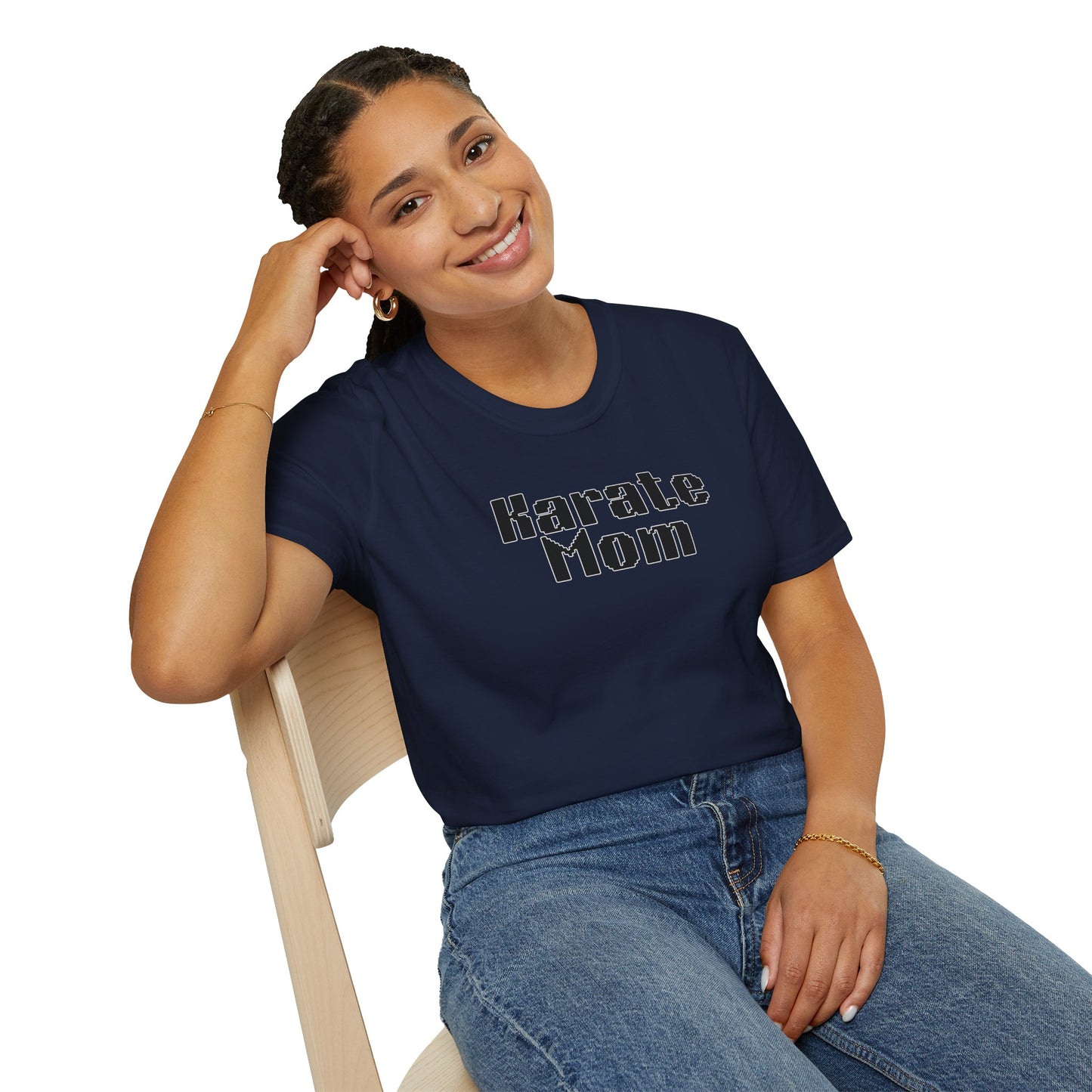 Karate Mom Typography T-Shirt - Perfect Gift for Martial Arts Enthusiasts