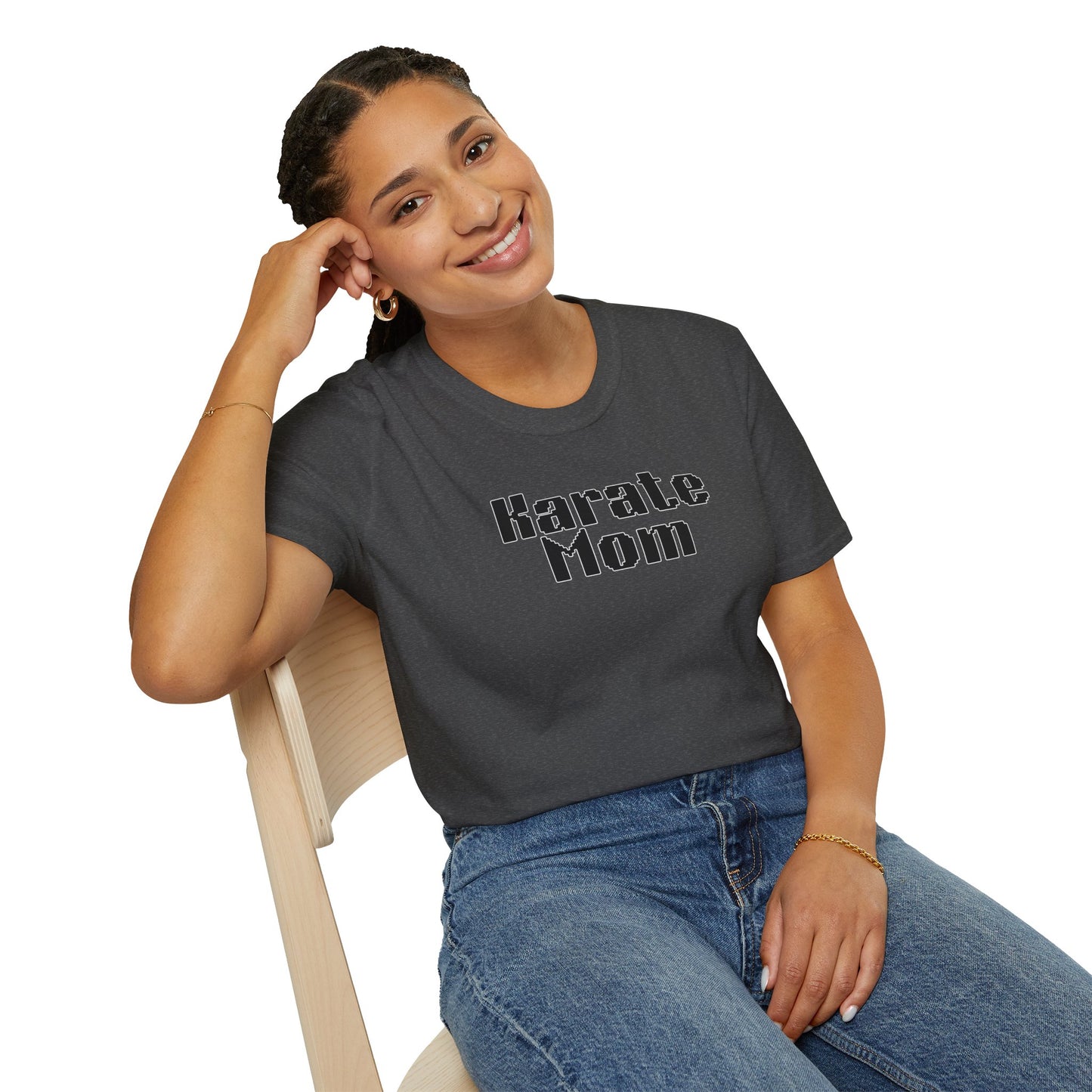 Karate Mom Typography T-Shirt - Perfect Gift for Martial Arts Enthusiasts